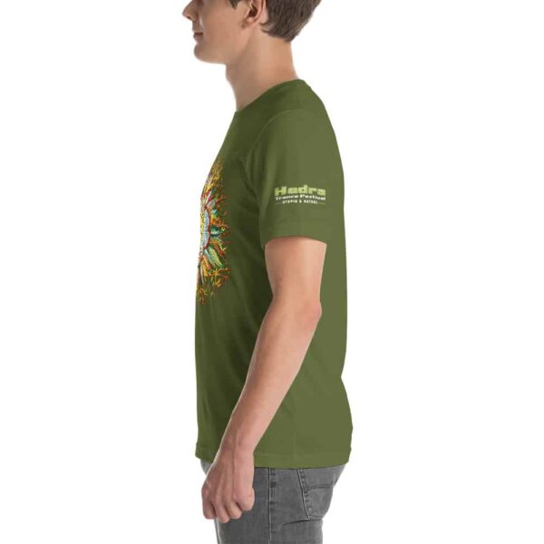 T-shirt Unisexe HTF 2020 Flower - Vert Olive