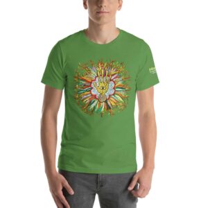T-shirt Unisexe HTF 2020 Flower - Vert Gazon / Leaf