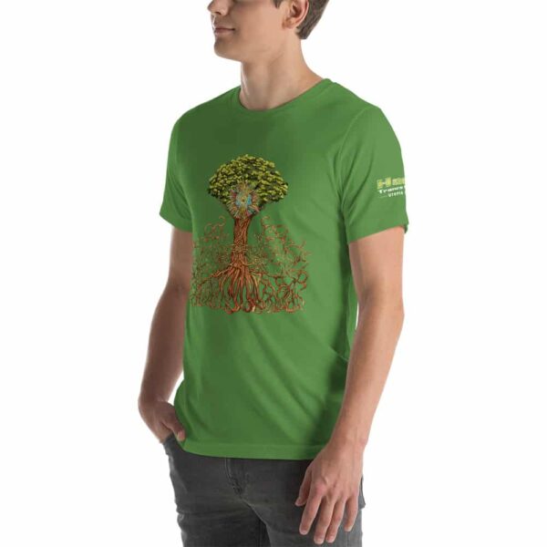 T-shirt Unisexe HTF 2020 Tree - Vert Gazon