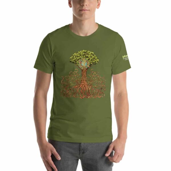 T-shirt Unisexe HTF 2020 Tree - Olive