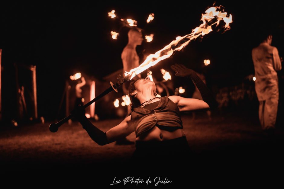 Performances flammes, feu, Hadra, jongle